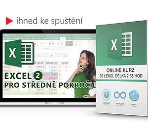 Online kurz Excel pro středně pokročilé