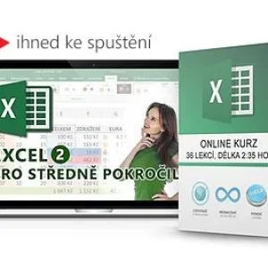 Online kurz Excel pro středně pokročilé